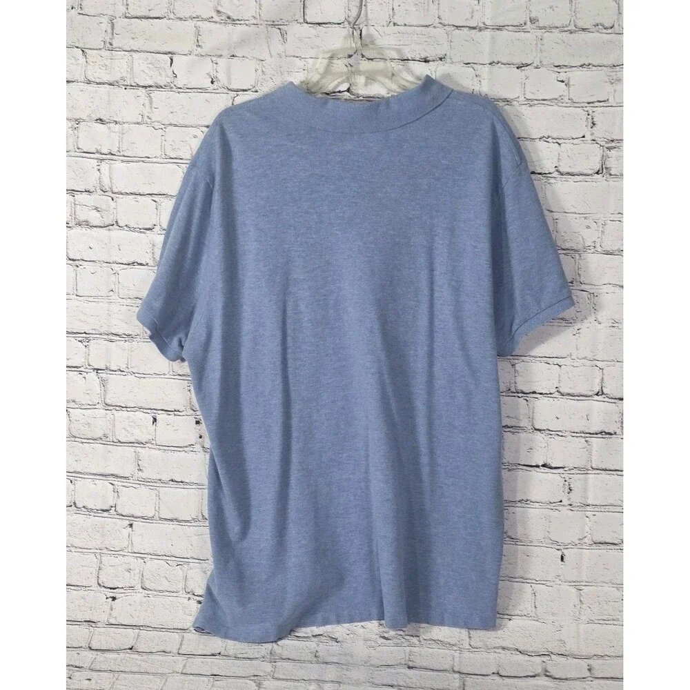 Polo Ralph Lauren Men's XXL Light Blue Custom  Slim Fit Short Sleeve Shirt